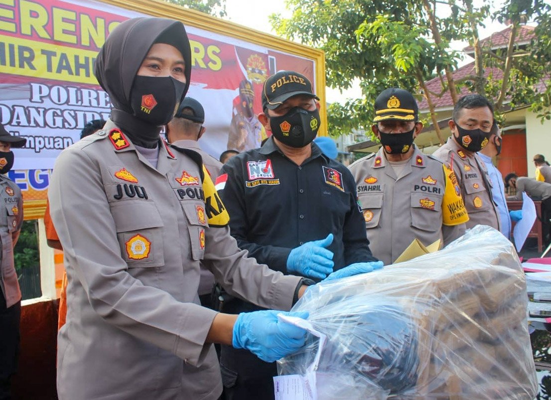 Polres PSP Press Release Kinerja Tahun 2020