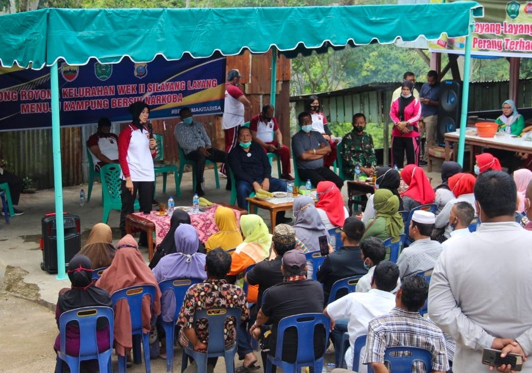 Diduga Masih Beroperasi, Polres Bersama Forkopimda PSP Sosialisasi dan Penyisiran Narkoba di Silayang