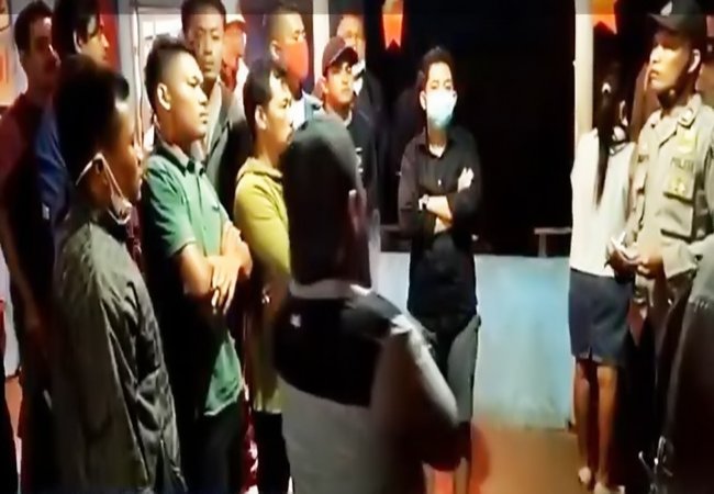 Polsek Batunadua Bersama Muspika PSP Tenggara Gelar Razia Pekat di Labuhan Rasoki