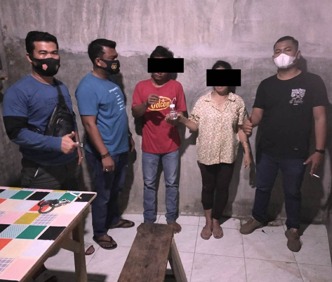 Gunakan Sabu di Kos-kosan, 2 Orang Diamankan Tekab Polsek Batang Kuis
