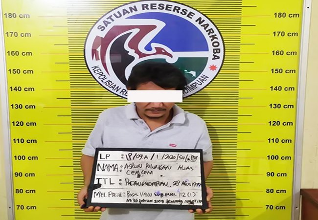 Asyik Duduk Didapur, Cemcem Warga Bincar Diciduk Polisi