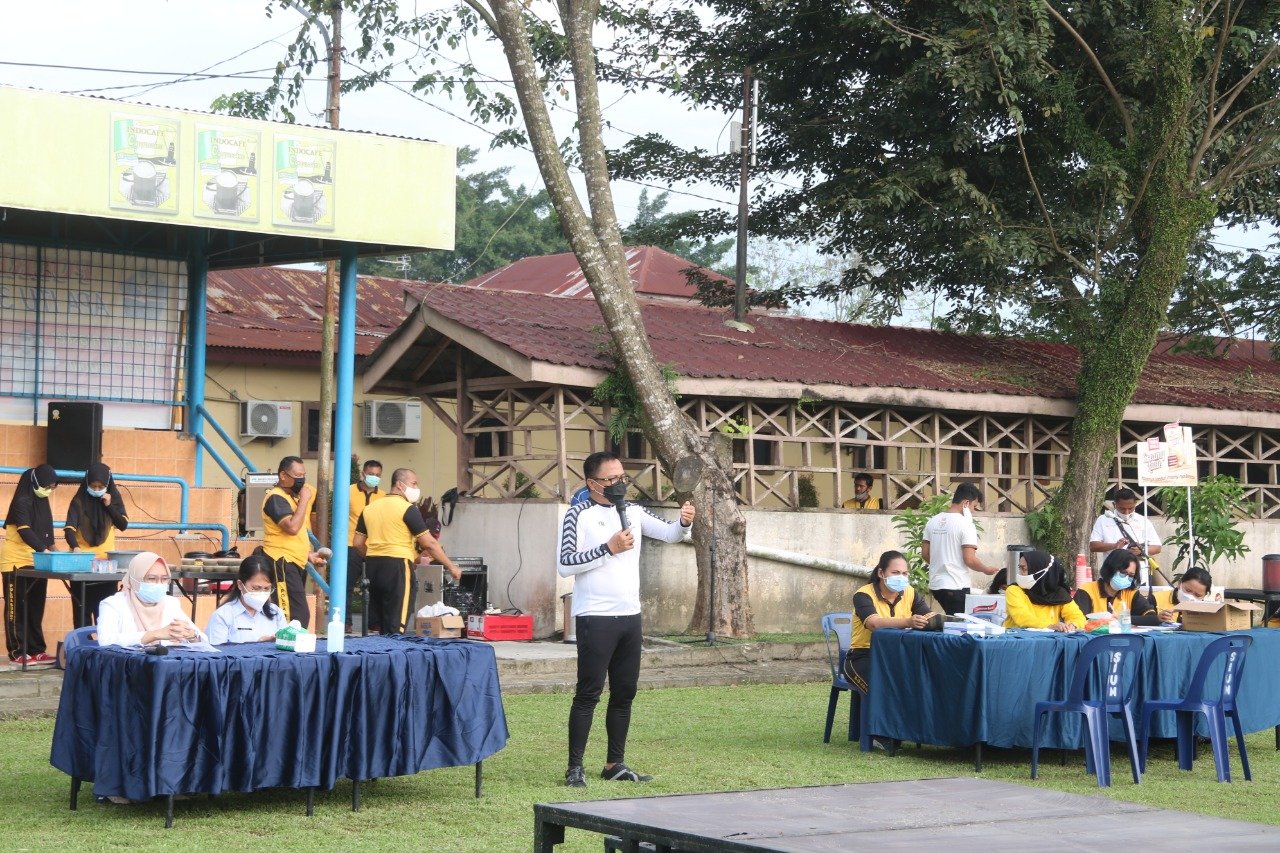 Polresta Deliserdang Gelar Penyuluhan Kesehatan Bagi Personilnya