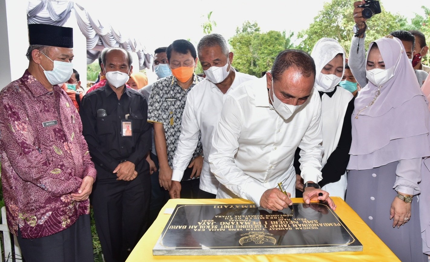 SMKN 1 Pematang Jaya Diresmikan