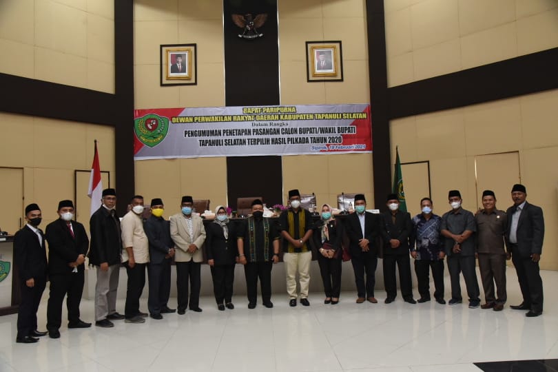 DPRD Umumkan Paslon Bupati dan Wakil Bupati Tapsel Terpilih Hasil Penetapan KPU