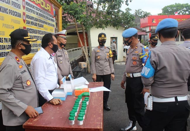 Mendadak Tes Urine, 276 Personil Polres PSP Negatif Narkoba