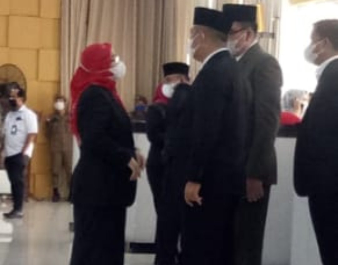 Meski Terjadi Kendala Teknis, 5 Kepala Daerah Kabupaten/Kota Resmi Dilantik di Sesi II