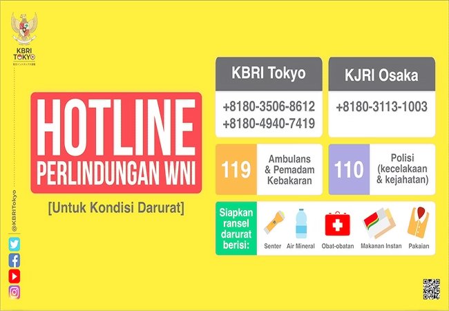 Gempa di Fukushima, Jepang, Kemenlu: Korban WNI Nihil