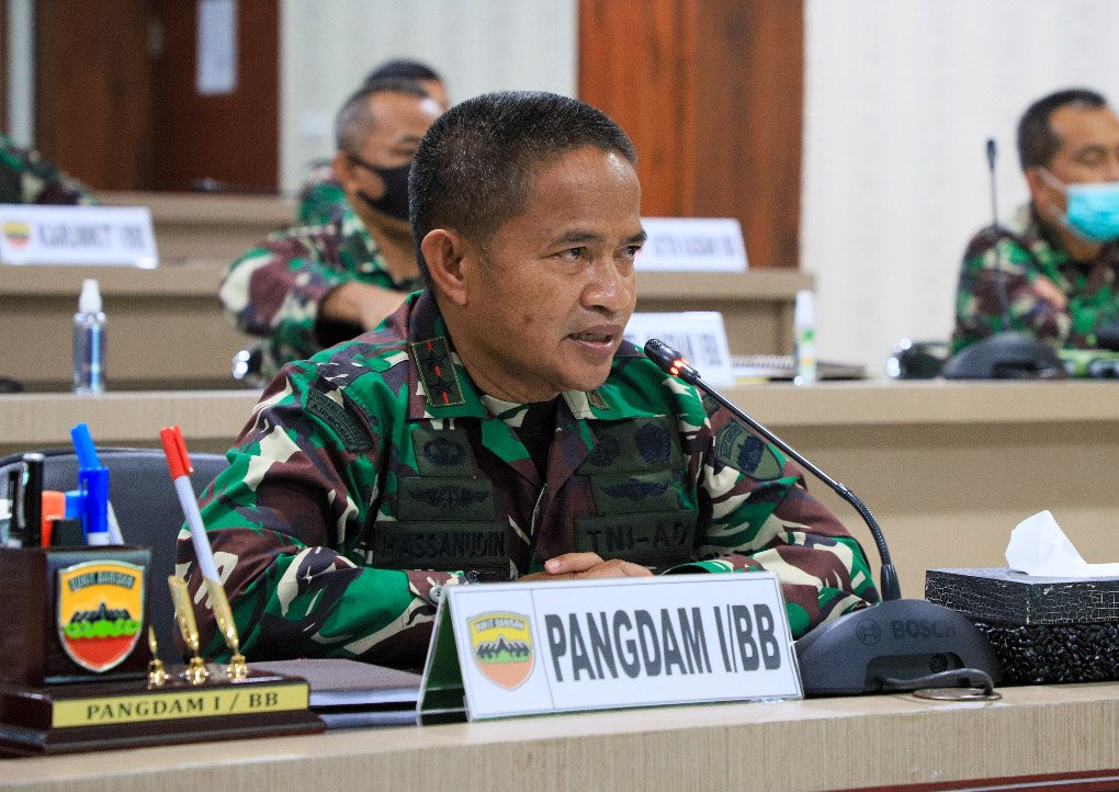 Pangdam I/BB Ingatkan Dansat Penanganan Covid-19