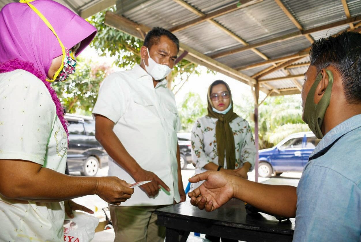 Wabup Sergai Tinjau BPNT di E-Warong