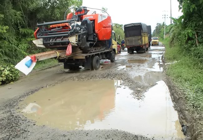 Minim Anggaran, Perbaikan Jalan Berlobang By Pass PSP Tidak Maksimal