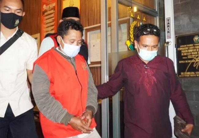 Diduga Korupsi, Kepala Desa Panauangan Ditahan Kejaksaan Tapsel