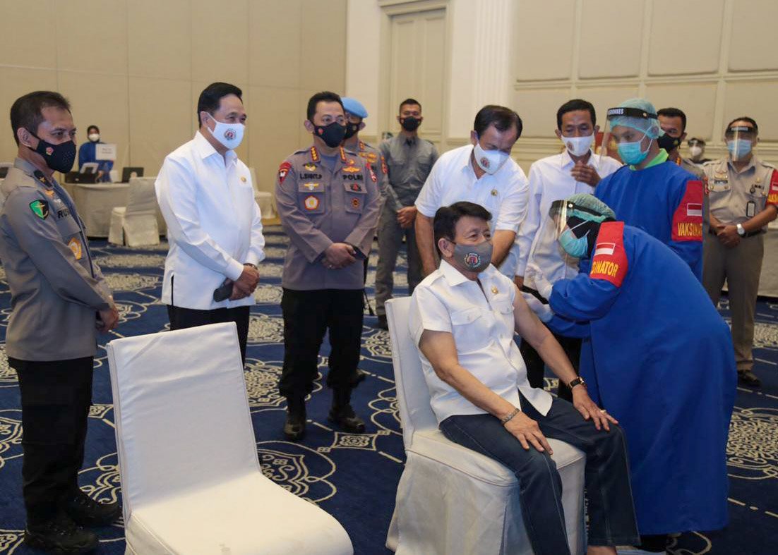 2.282 Purnawirawan Polri Divaksin Covid-19