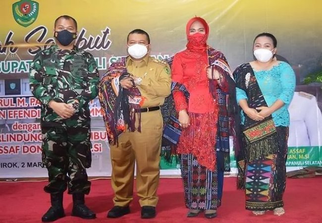 Dandim 0212/Tapsel Hadiri Pisah Sambut Bupati Tapsel