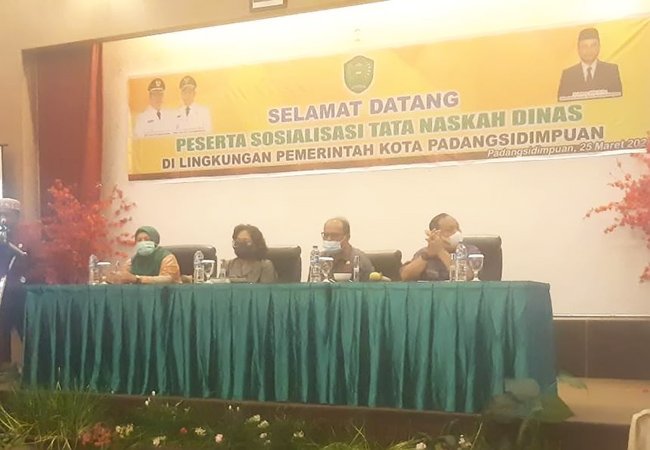 Buka Sosialisasi Tata Naskah, Sekda PSP: Tata Kelola Yang Baik Percepat Roda Pembangunan