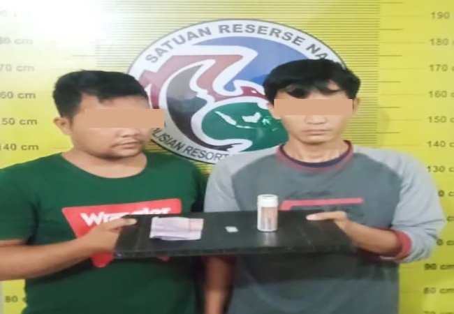 Diduga Gunakan Sabu, 2 Warga Kelurahaan Wek 1 Dibekuk Polisi