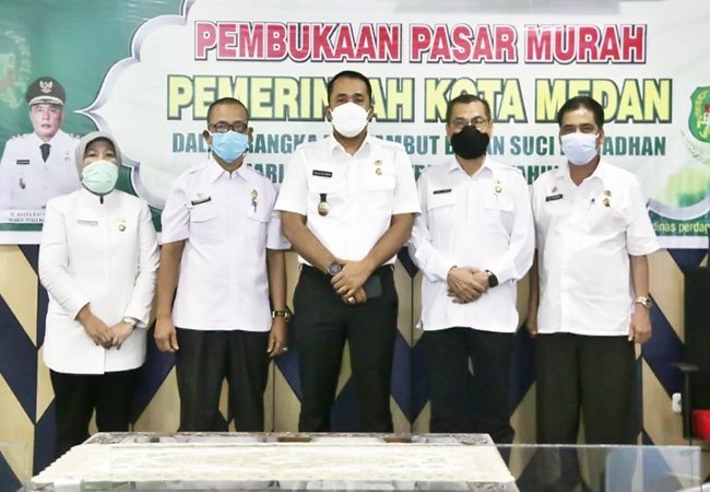 Sambut Ramadhan, Pemko Medan Menggelar Pasar Murah