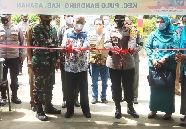 Resmikan Kampung Tangguh Berbasis Mikro, Bupati Asahan: Dapat Kurangi Potensi Covid-19