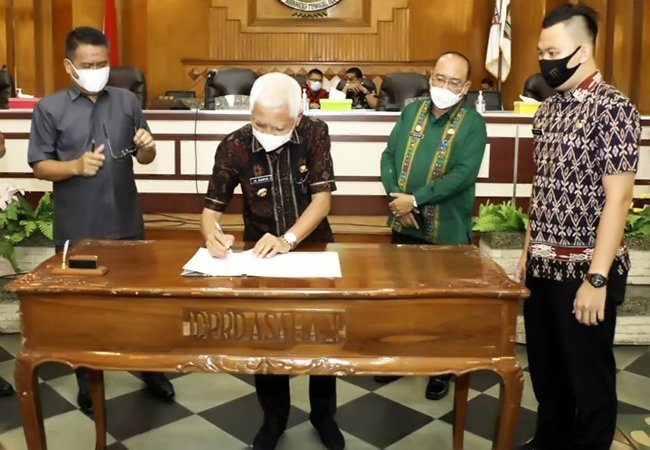 DPRD LHP Pembahasan Awal RPJMD Asahan 2021-2026