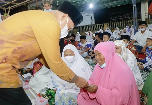 Safari Ramadan, Bupati Asahan Kunjungi Masjid Baiturrahman Desa Punggulan