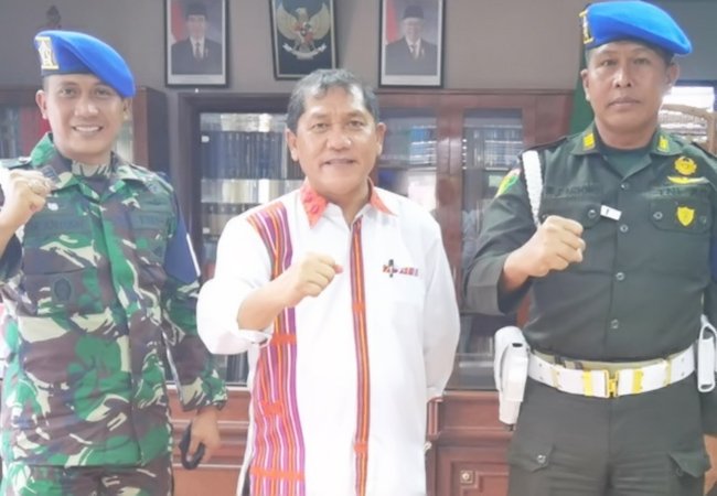Bupati Karo Terima Kunjungan Wadan Denpom I/2 Sibolga dan Dansub Denpo I/21