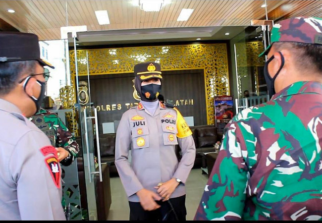 Kapolda Sumut dan Pangdam l/BB Kunjungi Polres PSP