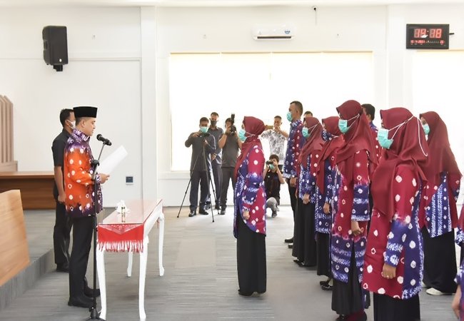 Bupati Batubara Lantik Pokja Bunda Paud Periode 2021-2023