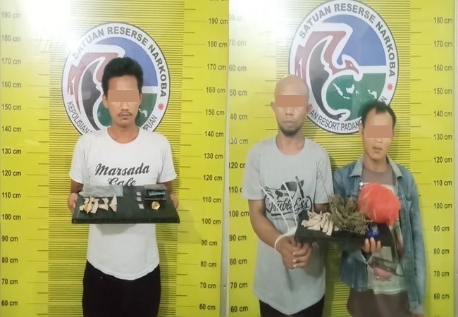 Polisi Amankan 3 Pelaku Penyalahgunaan Narkoba