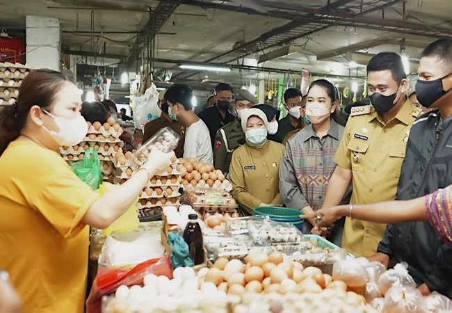 Lebaran H-2, Bobby Nasution Tinjau dan Pastikan Kebutuhan Pokok Terkendali