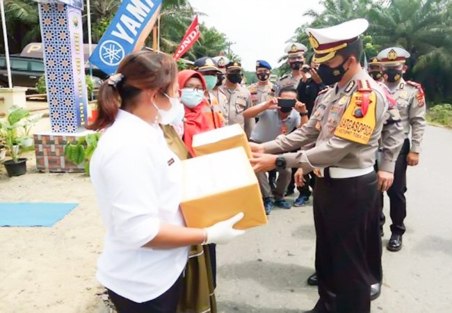 Pemkab Sergai Gelar Penyemprotan Disinfektan Massal