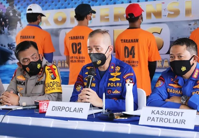 Diduga Illegal Fishing, 2 Kapal Asing Diamankan di Selat Malaka