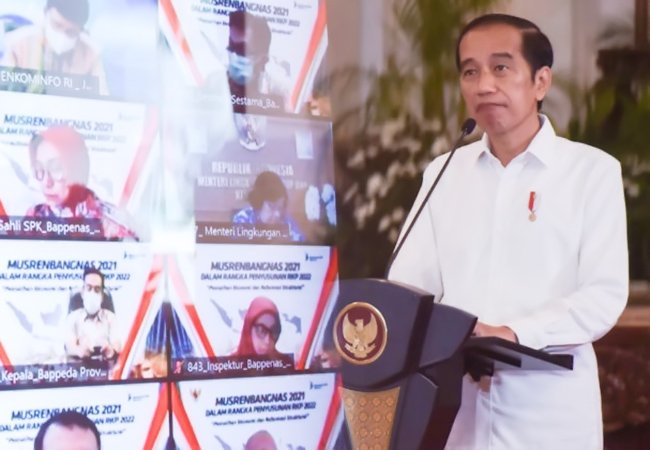 Musrenbangnas 2021, Presiden Minta Manfaatkan Perkembangan Iptek