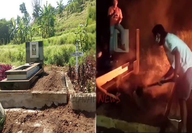 Warga Protes, Kuburan Jenazah Covid-19 Dibongkar