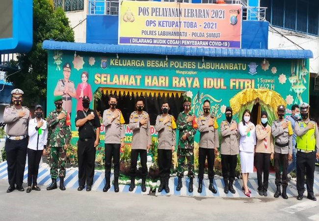 Sejumlah PJU Polda Sumut Pantau Larangan Mudik