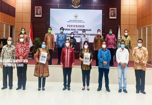 Pemkab Karo Raih Kembali Opini WTP LKPD Tahun 2020