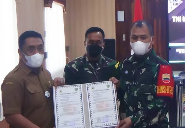 Pembukaan TMMD 2021, Danrem 023/KS Berharap Kegiatan Tersebut Bermanfaat