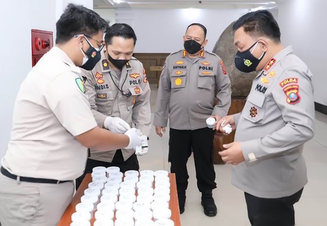 Propam Mabes Polri Cek Tes Urine 480 Personil Polda Sumut