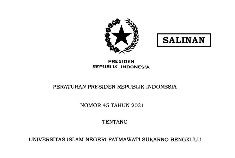 Enam IAIN Bertransformasi Jadi UIN