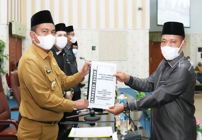 DPRD Sergai Setujui Ranperda Pertanggungjawaban APBD 2020 Pemkab