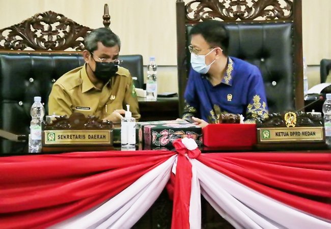 Sekda Kota Medan Ikuti Ranperda Pelaksanaan APBD TA 2020