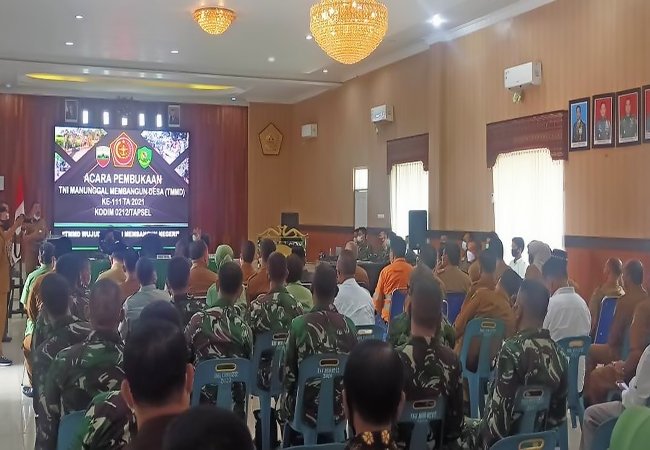 Kodim 0212/TS Gelar Pembukaan TMMD 2021