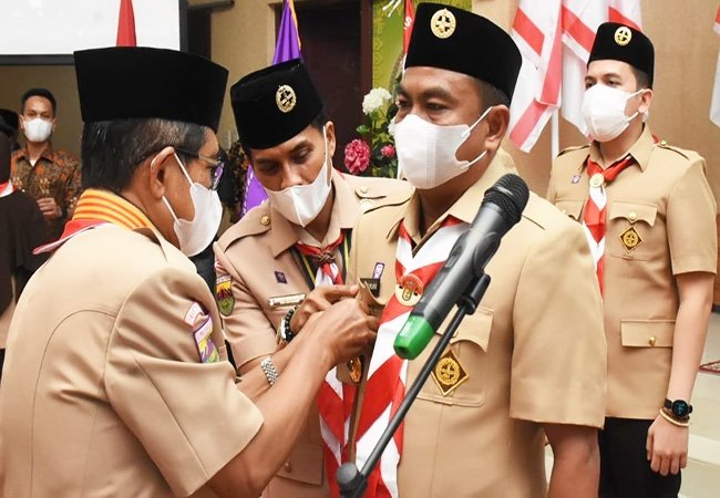 Bupati Sergai Dilantik Jadi Ketua Majelis Pertimbangan Pramuka