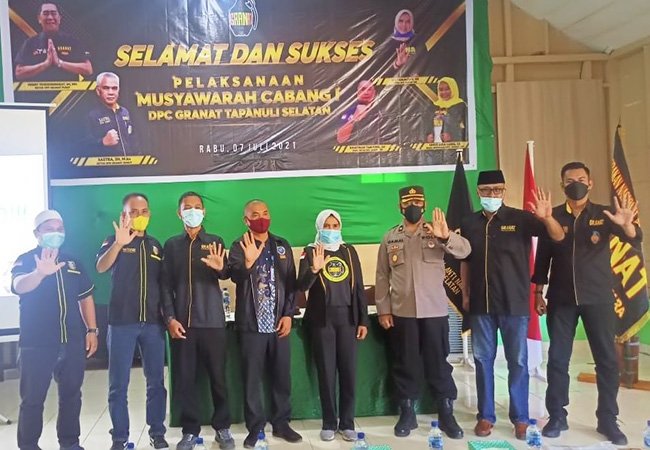 Muscab Satu, Ketua DPC Granat Tapsel Terpilih Secara Aklamasi