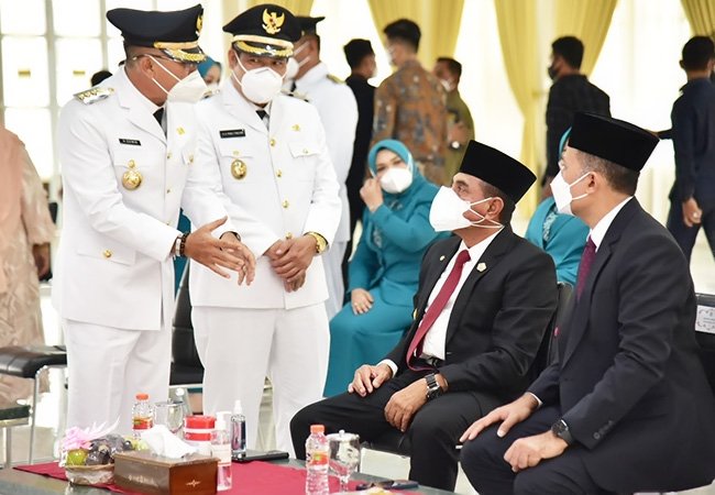 Lantik Bupati Madina dan Labusel, Gubsu: 