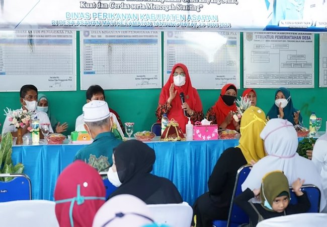 Ketua TP PKK  Asahan Buka Sosialisasi Penyajian dan Pengolahan Serba Ikan