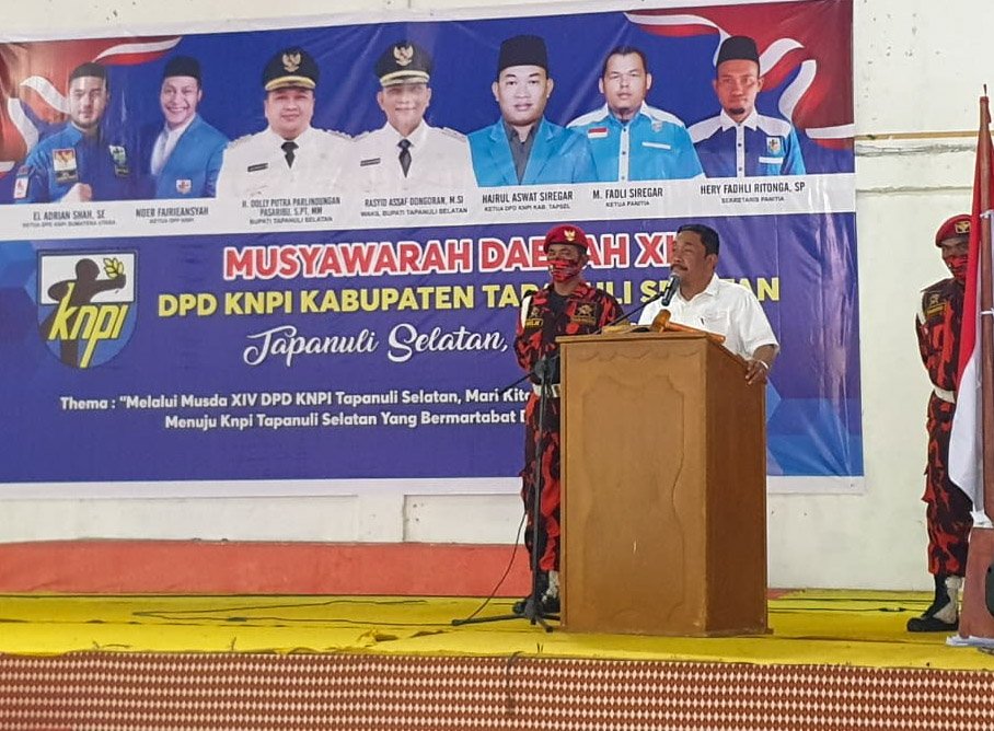 Hadiri Musda KNPI Tapsel ke-XIV, Sekda Minta Pemuda Jadi Agen Perubahan