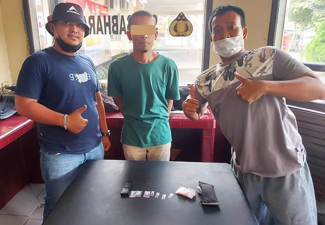 Diduga Edarkan Sabu, Ken Pria Warga Pijorkoling Dibekuk Polisi