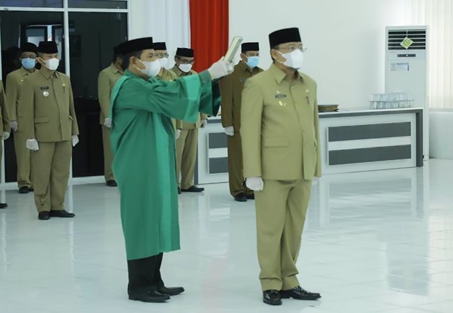 Bupati Asahan Melantik Sekda
