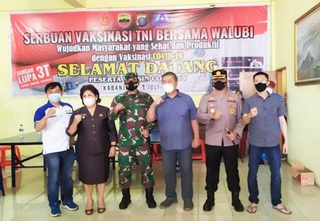Bupati Karo Apresiasi Vaksinasi Massal Walubi