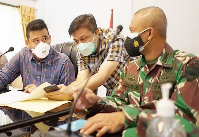 Bobby Nasution Ikuti Rapat Evaluasi bersama Menko Perekonomian