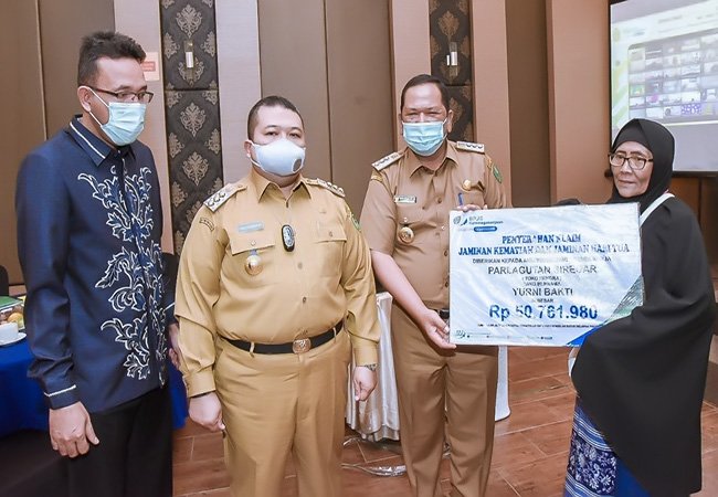 Tindak Lanjut Edaran Gubsu, BPJamsostek Psp Gelar Sosialisasi Dengan Pemda